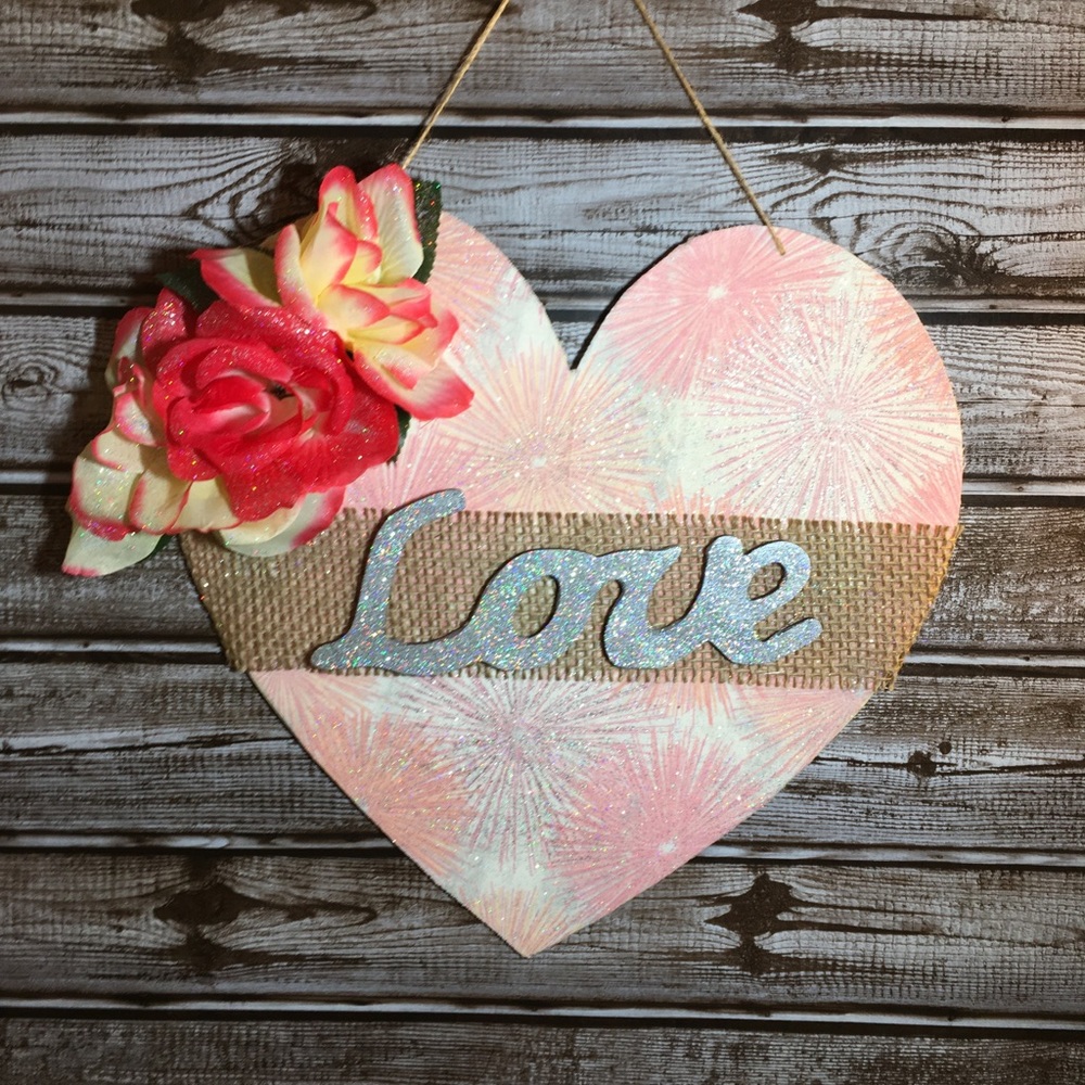 LOVE heart wreath